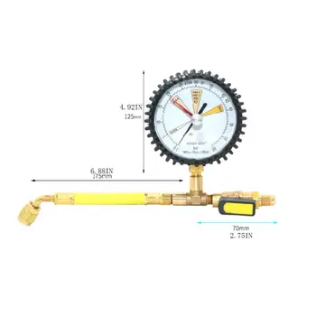 

2020 New Nitrogen Pressure Test Gauge for R134a R22 R407C R410A for Car Air Conditioner