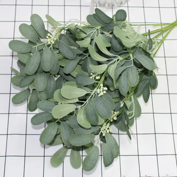 

7 Fork Peanut Leaf Artificial Flower Wedding Wall Layout Wedding Wall Layout Home Hotel Decoration Fake Flower Artificial Plants