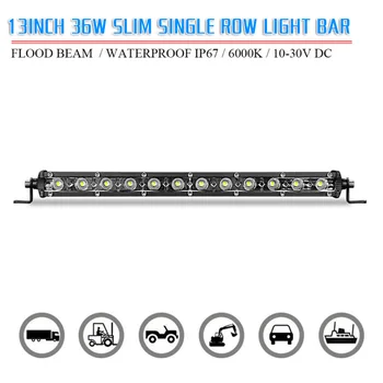 

ATV Work Light 4X4 6000K Truck White DC 10-30V Replacement Waterproof Universal