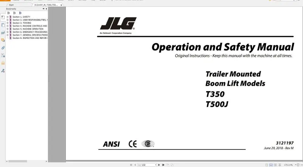Руководство по обслуживанию и деталям операторов JLG 2020 Full PDF 30 гб|ПО| |