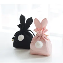 Кролик милая сумочка-косметичка набор путешествия Kawaii водонепроницаемый Женский органайзер для макияжа Корейская косметичка Рождество Amazon