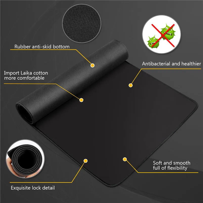 Mouse Pad Gaming Mouse Pad RGB Computer Large Mousepad XXL Mouse Pads Anime Gamer Mause Carpet 3