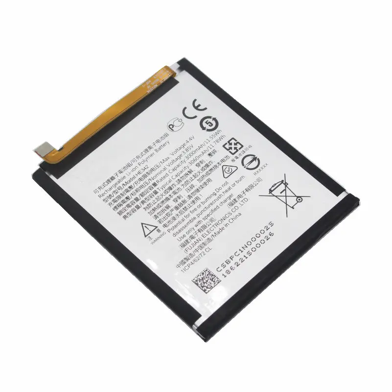 1x HE342 3060mAh /11.78Wh Сменный аккумулятор для Nokia X6 2018 6 1 Plus TA 1099 1109 X5 5 + набор инструментов