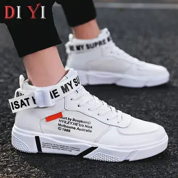 

Mens Running Shoes Men's Breathable Mesh White Sneakers Sports for Men Flat High Top Sport Shoes Male Platform Athletic Shoe A30