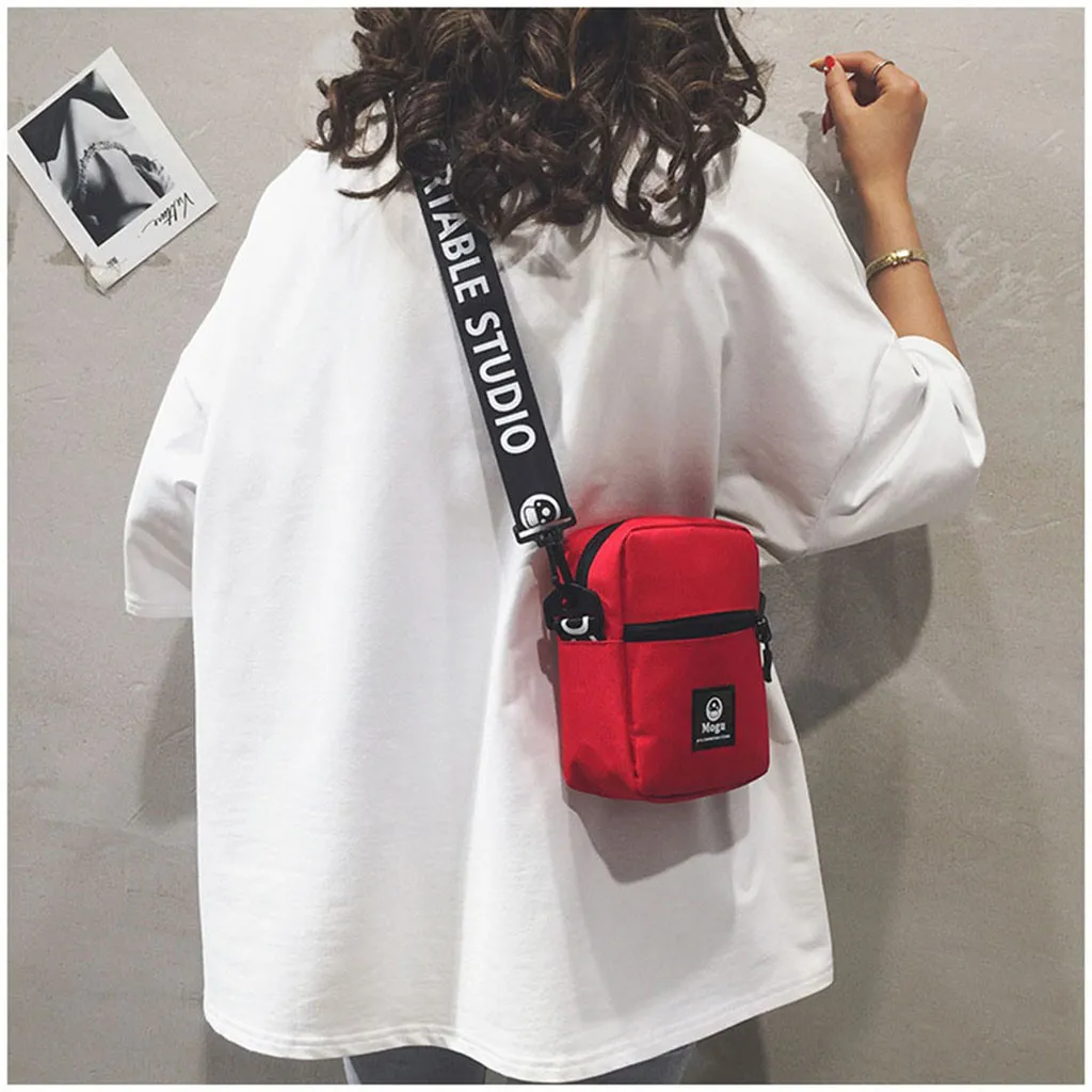 

Women Nylon cute Messenger bag Candy colors messenger bag bag for women shoulder bag small square bag taschen women#a3
