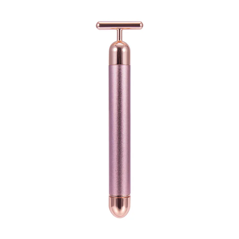 

Slimming Face care 24k Gold Facial Wrinkle Lift Bar Vibration Beauty Equipment Facial Roller Massager Vibration Energy Bar