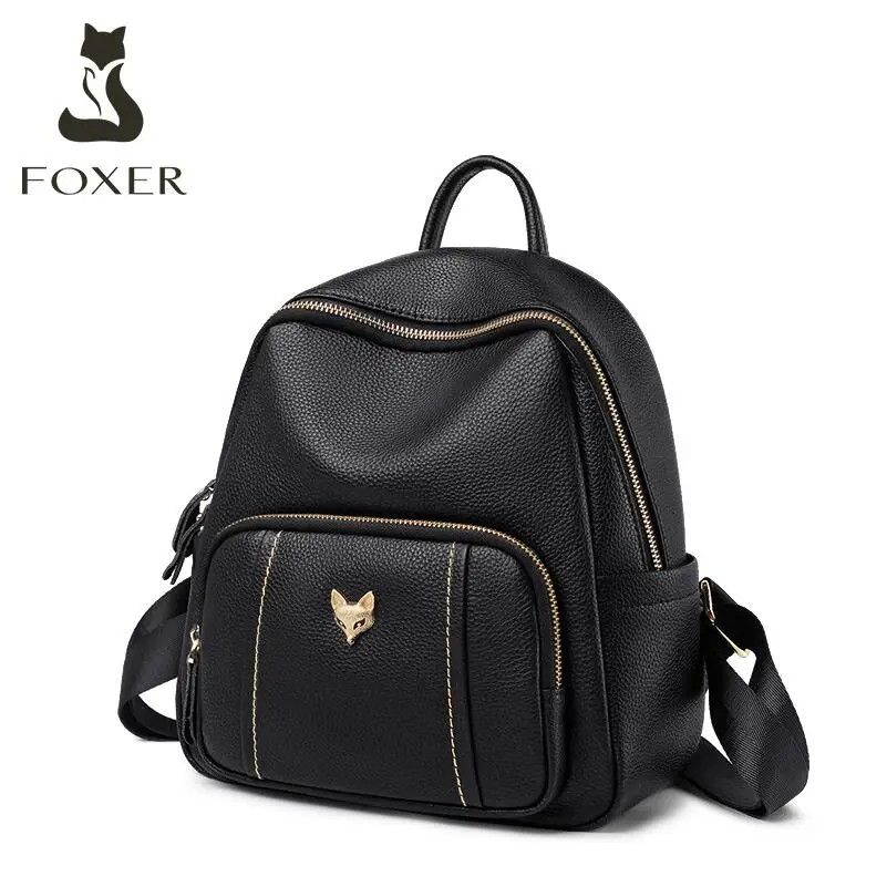 

Women Genuine Leather bag 2019 new fashion simple shoulder bag female Wild soft leather casual ladies backpack