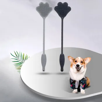 

Pet Cat and Dog Cleaning Massage Silicone Hair Brush Hair Remove Non-toxic Safety Pet Cleaning Beauty Products