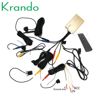 

Krando car 3D 1080P HD 360 Degree bird View Surround System Panoramic View All round View Camera system with sensor DVR Recorder