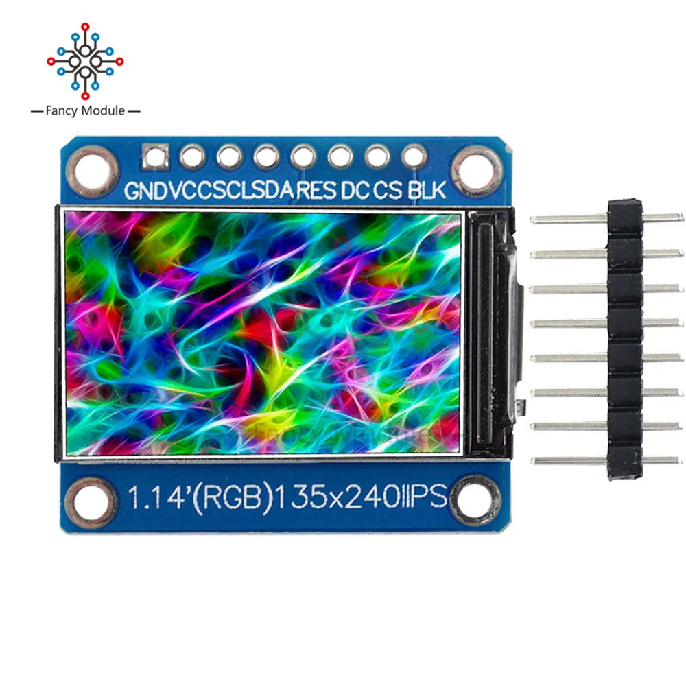 Diymore 1,14 дюймов SPI 240x135 RGB TFT ЖК-дисплей модуль ST7789 ips HD ЖК-дисплей для Arduino C51 STM32 3,3 V с булавкой