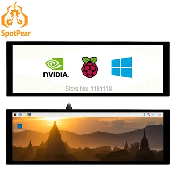 

Raspberry Pi 7.9inch Capacitive Touch Screen 400*1280 HDMI IPS Toughened Glass Cover for Raspberry Pi Jetson Nano PC