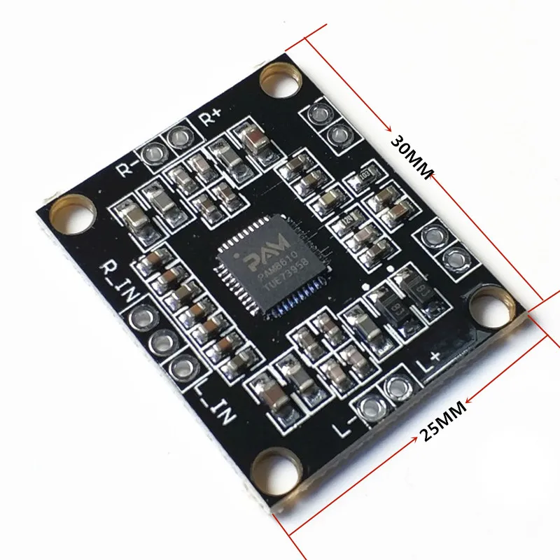 VICFINE Dc 7-12V Digital power amplifier board 2*15W digital power amplifier board for speaker modification