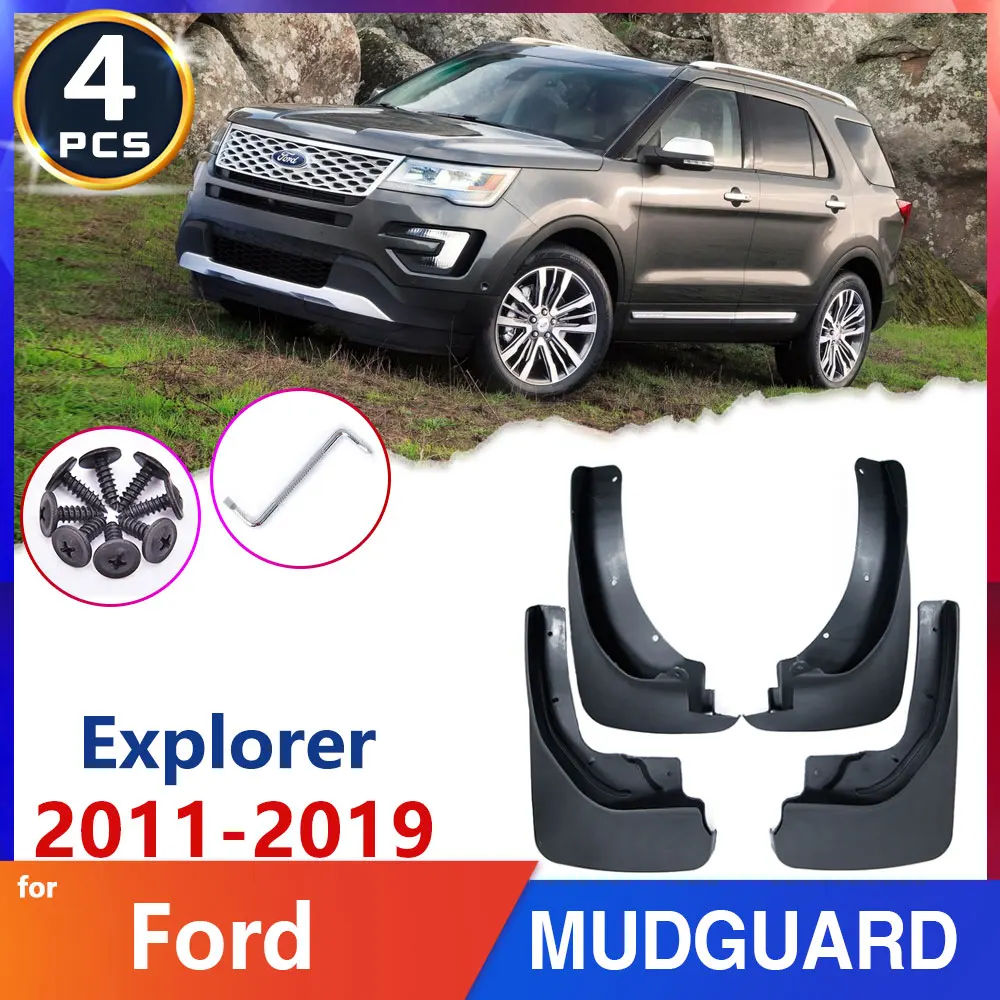 

Car Mud-Flaps Fender Mudguards for Ford Explorer 2011~2019 U502 MK5 2012 2013 2014 2015 2016 Mudflaps Accessories Auto-Goods