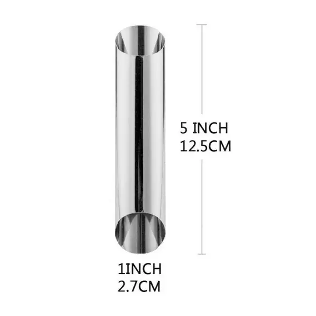 10X Cannoli Forma Krémcsövek Héja Kürt Penész Sütés Tészta Croissant Szerszám Konyhai Kiegészítők - Image 2