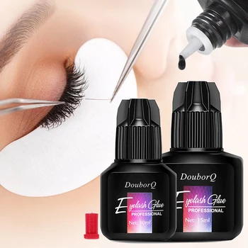 

10/15ml Waterproof Semi Permanent No Smell Eyelash Extension Glue for Individual Eyelashes Grafting False Eyelashes