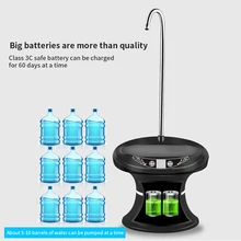 С лотком на выходе трубы автоматическая кухня практичный беспроводной поглотитель Водяной насос из нержавеющей стали Электрический для бутылки зарядка через usb