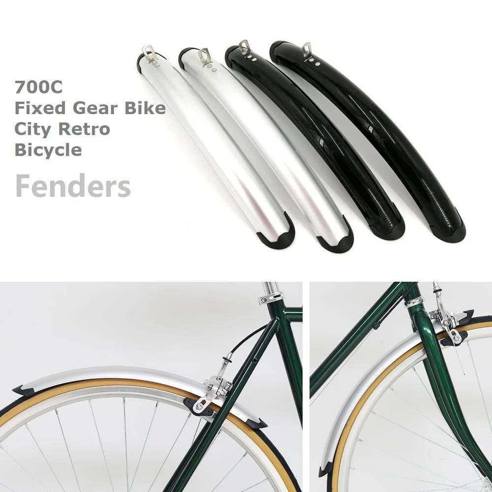 700c Road Bicycle Fender Fixed Gear Bike Retro Bicycle Fenders City