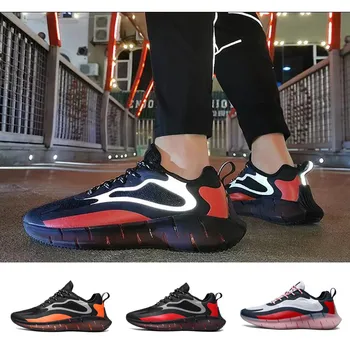 

Men's Fashion Reflective Running Shoes Athletic Outdoor sports Sneakers Multi-sports Shoes