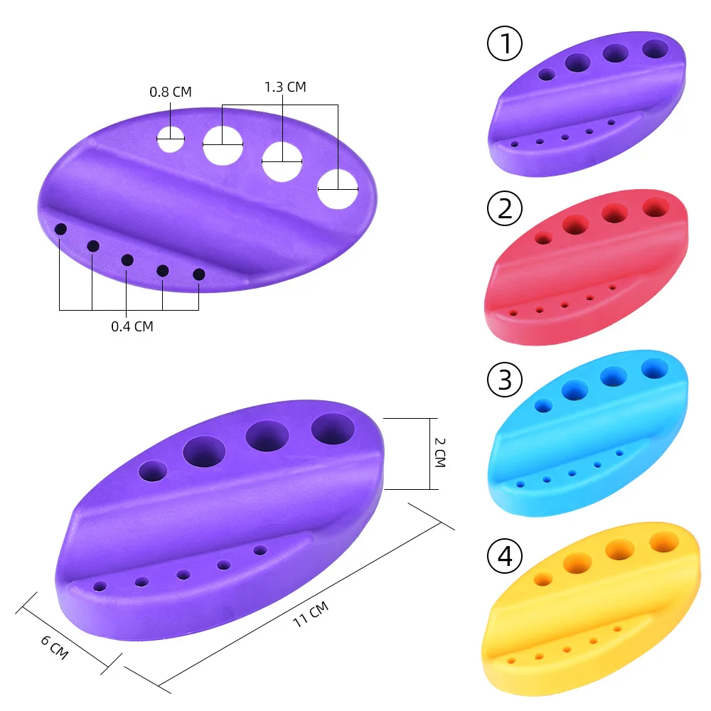 Овальный силиконовый держатель для тату, подставка для микроблейдинга пигментных чернил, машина для перманентного макияжа, аксессуары для татуировки