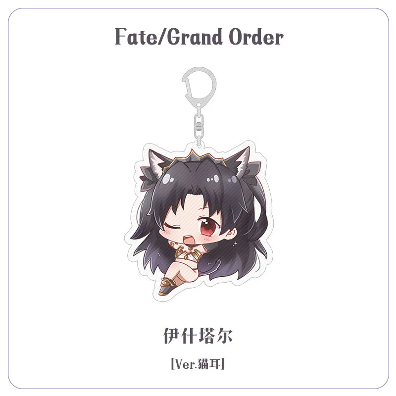 Аниме Fate/Grand Order tamamo no Mae Alter Mash Kyrielight Косплей двухсторонний акриловый брелок Подвеска-сумка для телефона подарок - Цвет: Зеленый