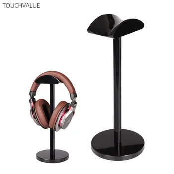 

Luxury Headset Stand Black Transparent Acrylic Headphone Stand Exhibition Bracket