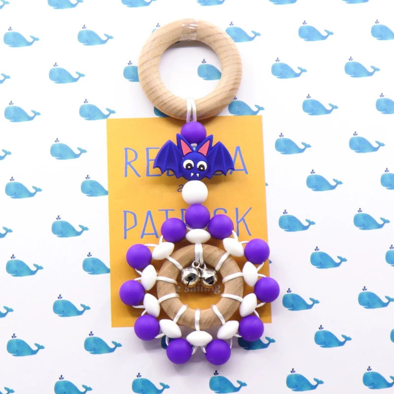 B1 Personalized Name Handmade Silicone Pacifier Chains Safe Teething Chain Baby Teether Eco-friendly Pacifier Clips Holder Chain - Цвет: B1