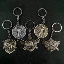 Джедай выживания преуспевающая курица игра сплав щит брелок декорация брелок для ключей творческое подарки кулон