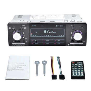

4.1 Inch New Auto Radio Tft Lcd 1080P Backlit Colorful Iso Port Bluetooth Mp5 Player Support Am/Fm/Rds Rear View Camera
