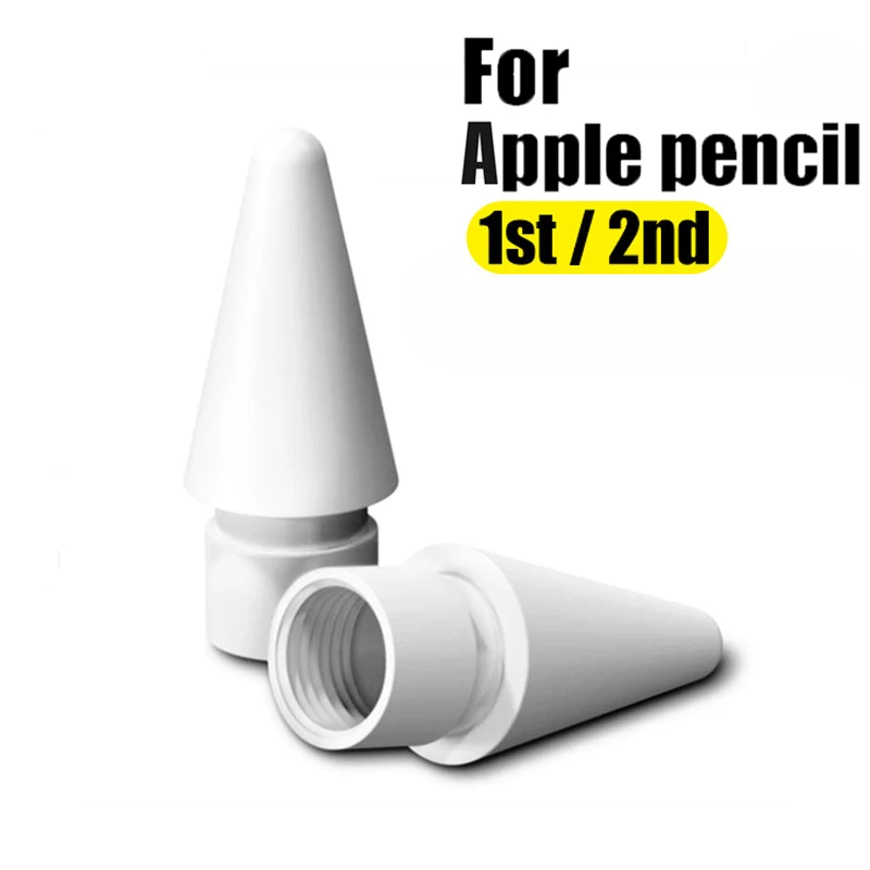 1-8 шт. Запасной наконечник для Apple Pencil 1 2 наконечника сменный стилус сенсорного