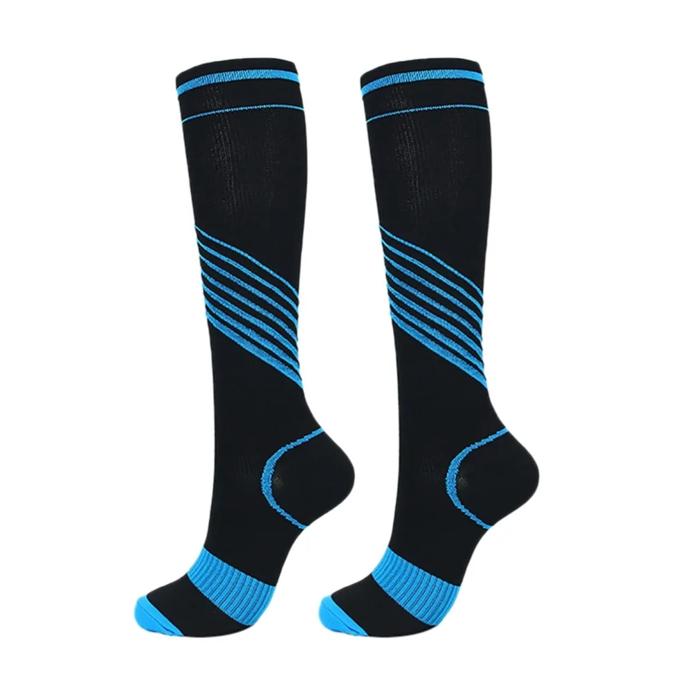 Спортивные носки для бега, марафона, носки для велоспорта, длинные компрессионные Дышащие носки для баскетбола, футбола, мужские спортивные носки для бега, распродажа
