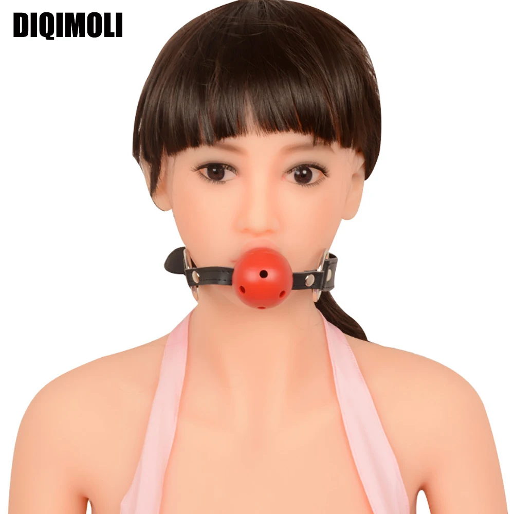 Prodotti del sesso BDSM Bondage Bocca Plug Fissazione orale Bocca farcita Formazione Schiavo Bocca Bavaglio Giocattoli del sesso per Fet_voghion.com