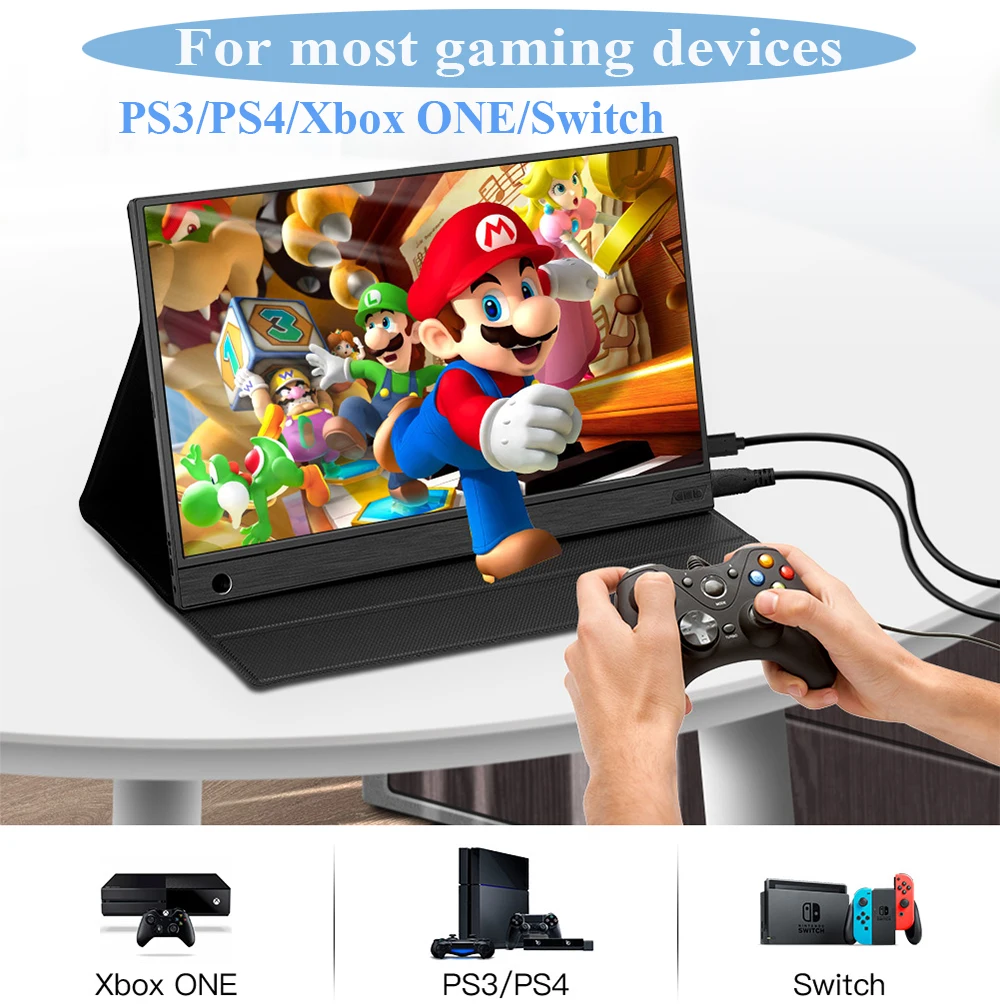 Eyoyo EM15K 15 6 &quotIPS Портативный ЖК экран монитор HDMI Type C 1920x1080 FHD HDR дисплей Pantalla для