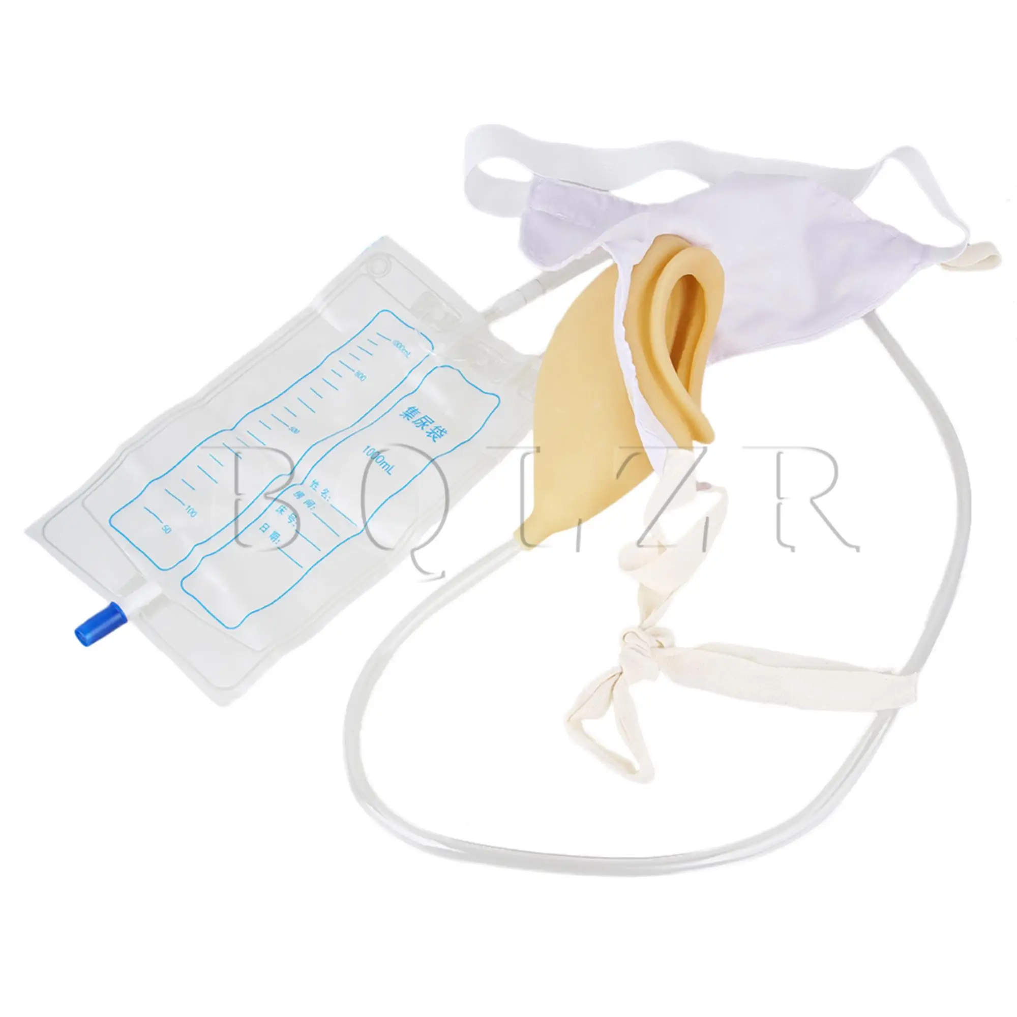 Rubber Re-useable Female Ventilate Urine Collector BT-2 1000ml Storage Bag 