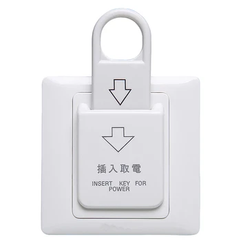 

5Pcs Hotel Saving Power Switch Ac-220V 30A Three Line Wall Sensory Switch with Password Key-Card
