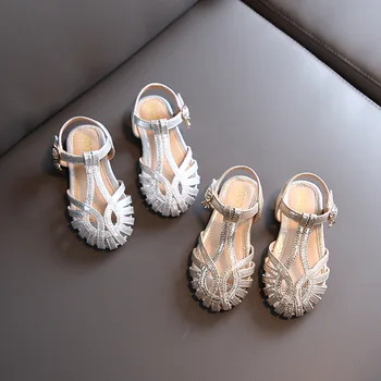 

Summer Girls Casual Roman Sandals Princess Dance Shoes Baby 1-3 Years Old Children's Shoes Boys Girls Leather Shoes