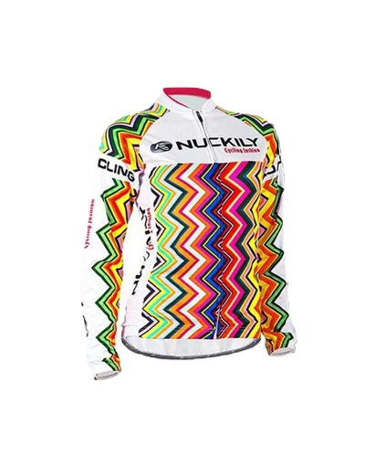 Для женщин зимние Термальность флис Велосипеды Джерси Набор Мода велосипед спортивная одежда велосипедная одежда женский костюм maillot комплект MTB - Цвет: only jersey