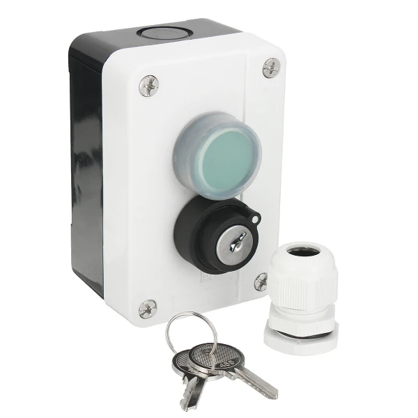 Wired ABS Waterproof Push Button Switch With Keys for Automatic Gate Opener Wired ABS Waterproof Push Button Switch With Keys for Automatic Gate Opener