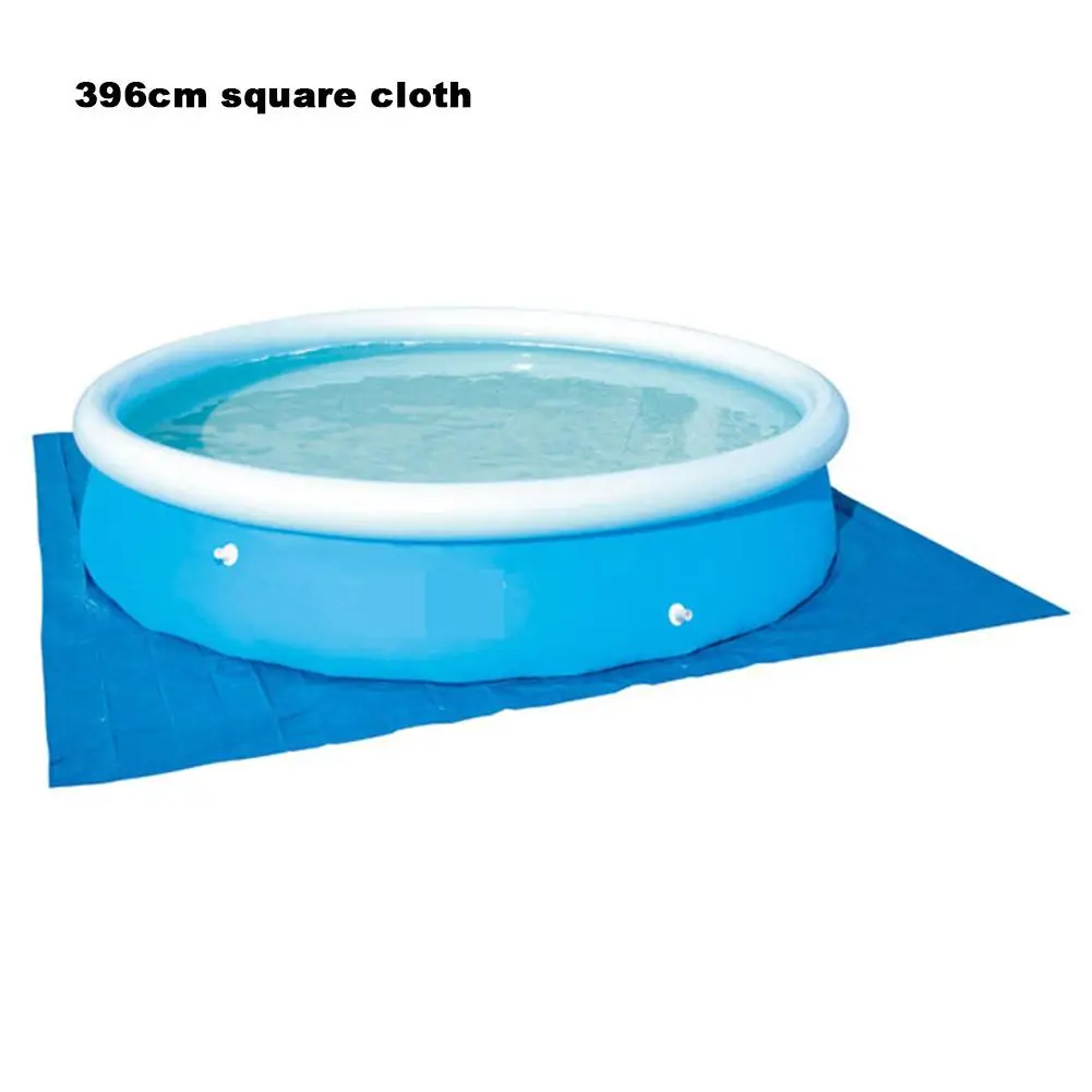 Складывающийся чехол для бассейна для круглых над землёй бассейнов надувной наземный тканевый защитный чехол напольный коврик прокладка для бассейна - Цвет: C