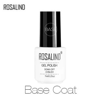 

Rosalind White Bottle Base Gel Primer for Nails Soak off UV LED Base Coat Sealing nail surface protect manicure Gel Varnishes