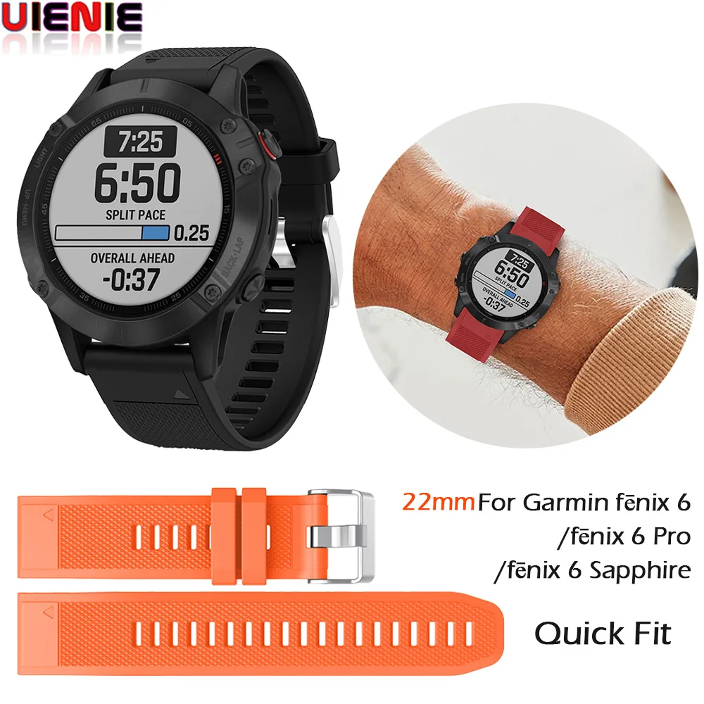 

Watchband Strap for Garmin Fenix 5/6/5Plus/Instinct Watch Band 22mm Silicone Quick Fit Wristband Bracelet for Forerunner 935 945