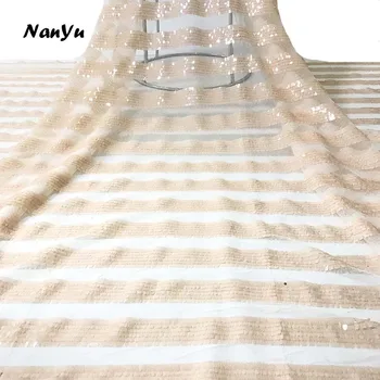 

Matte Pink 3D Square Diamond Sequin Embroidery Mesh Fabric Sew On Wedding Dress Clothes