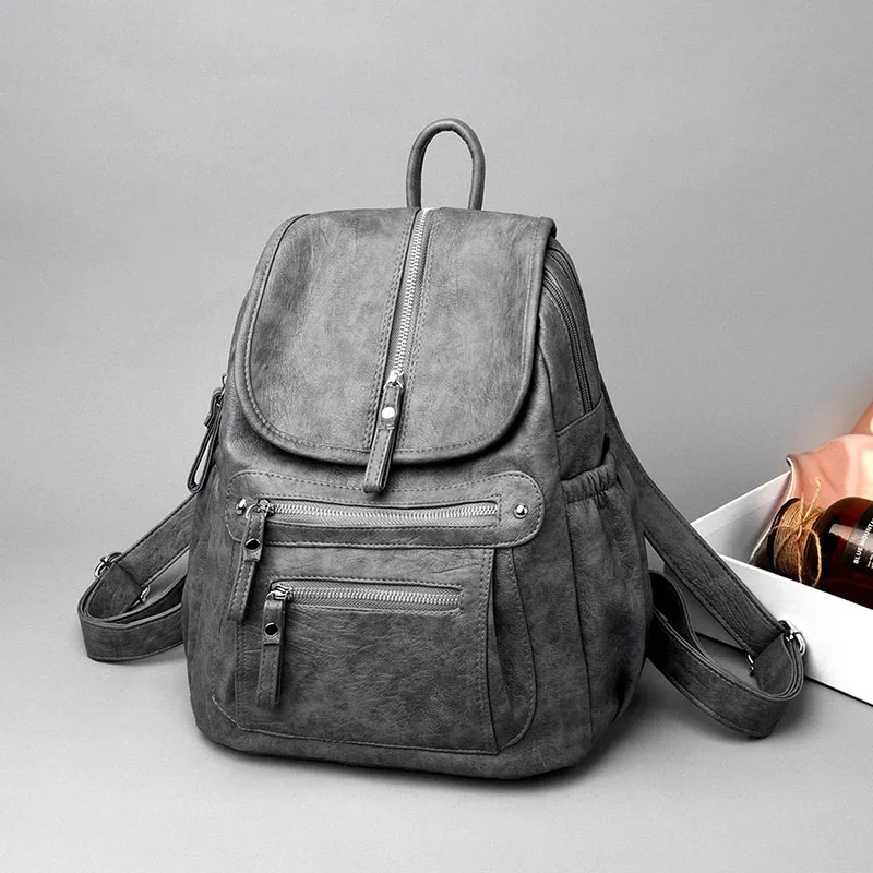 Высокое качество, женский кожаный рюкзак, женский рюкзак, Sac A Dos mochila mujer, сумка на плечо, школьные рюкзаки для девочек-подростков, преппи