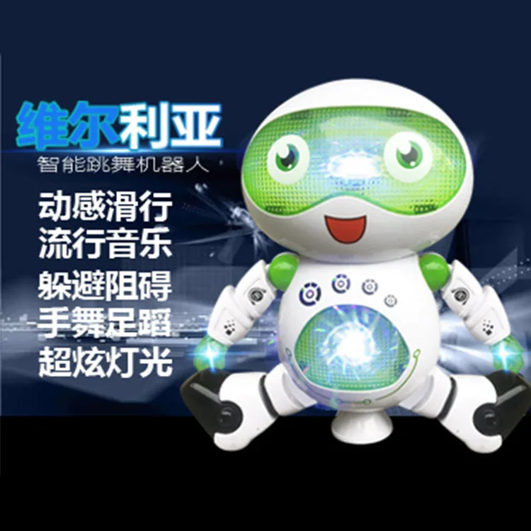 

Hot Sales New Style Smart Electric Robot Model Multi-functional Children Light Music Dancing Toy