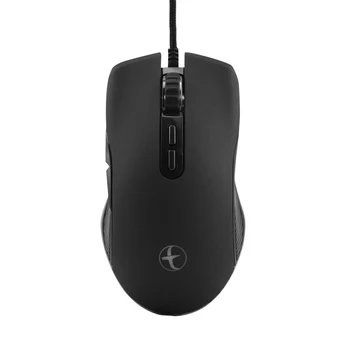 

ALLOYSEED 7 Buttons Type-C Wired Optical Mouse 3200DPI Adjustable Backlight Game Mice for Desktop Laptop PC