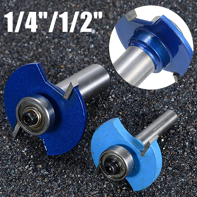 

1/2 1/4 Biscuit Cutter Router Bits Woodworking Router Milling Cutter Trimmer Bits 12000RPM Biscuit Joint Slot Cutter Drills Tool