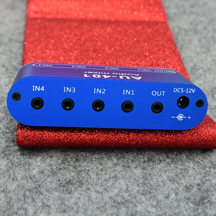 스테레오 AUX 미니 잭 3.5mm 오디오 믹서 4 입력-1 출력 개별적으로 보드 ..