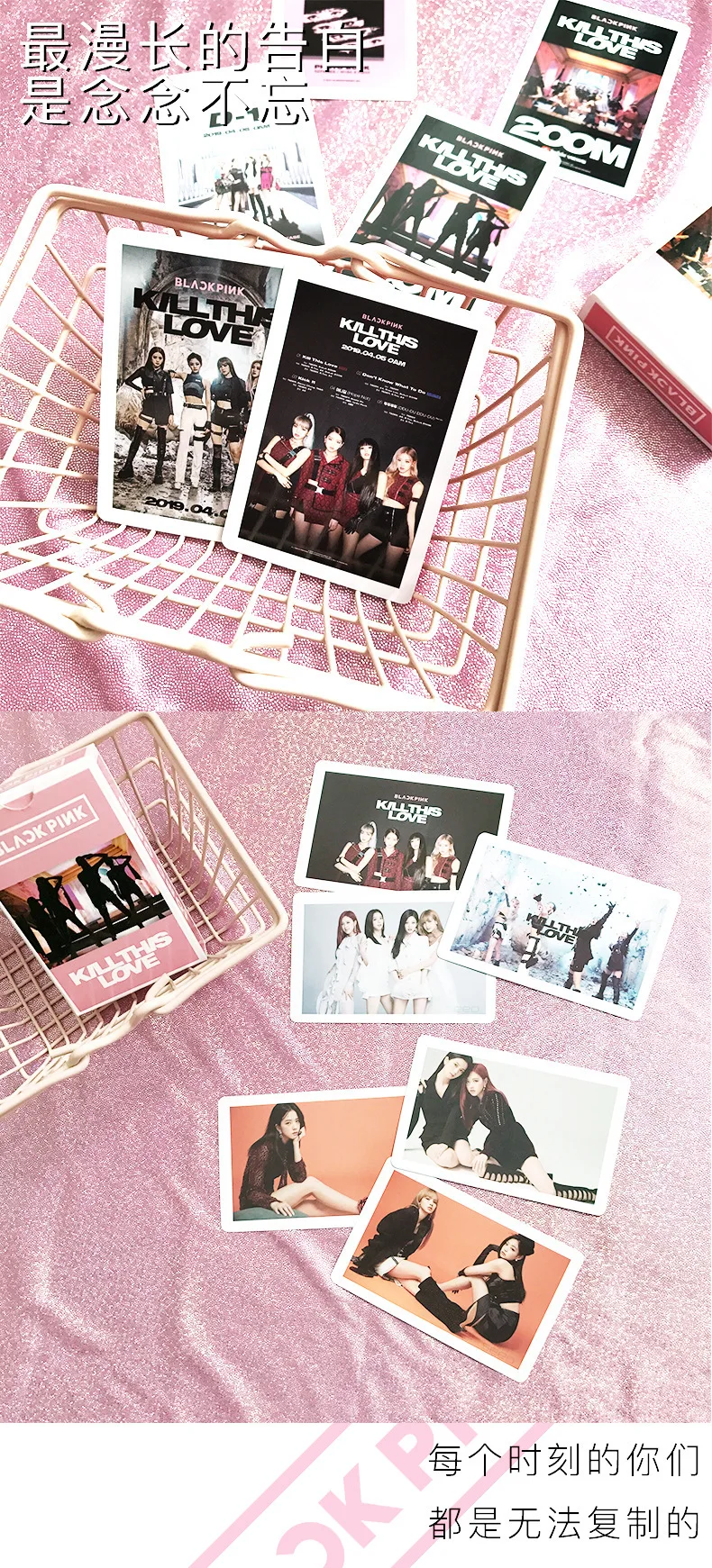 54 шт./компл. KPOP Blackpink LOMO Card Bangtan мальчики фотографии фото открытка фотографии канцелярские товары украшения принадлежности веер подарки