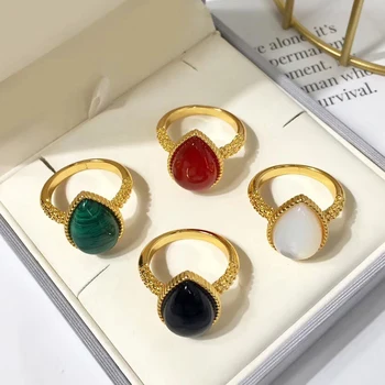 

Pure 925 Sterling Silver Jewelry Silver Rings Green White Red Black Party Rings 925 Silver Jewelry Colorful Stone Fashion Rings