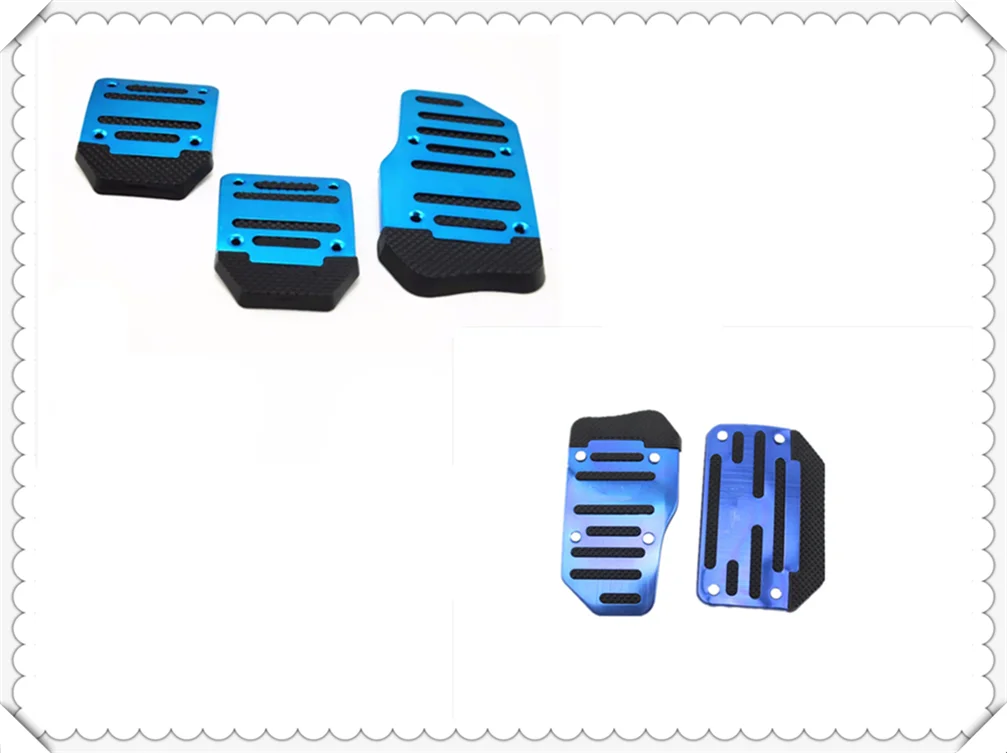 

Car accessories aluminum alloy manual transmission non-slip pedal set for Toyota Corolla Aygo Avalon Auris Yaris Tundra Tacoma