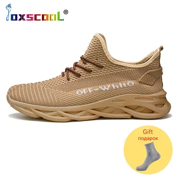 

Foxscool Newest 2020 sneakers man women shoes running shoes sports tennis shoes can be machine washable breathable mesh upper